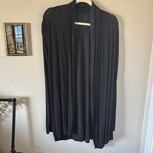 Negative Underwear Whipped Black Open Front Cardigan